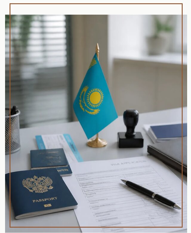 Оформление визы в Казахстан для поездки и работы в Элисте
